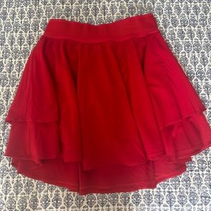 Lululemon size 4 red skirt